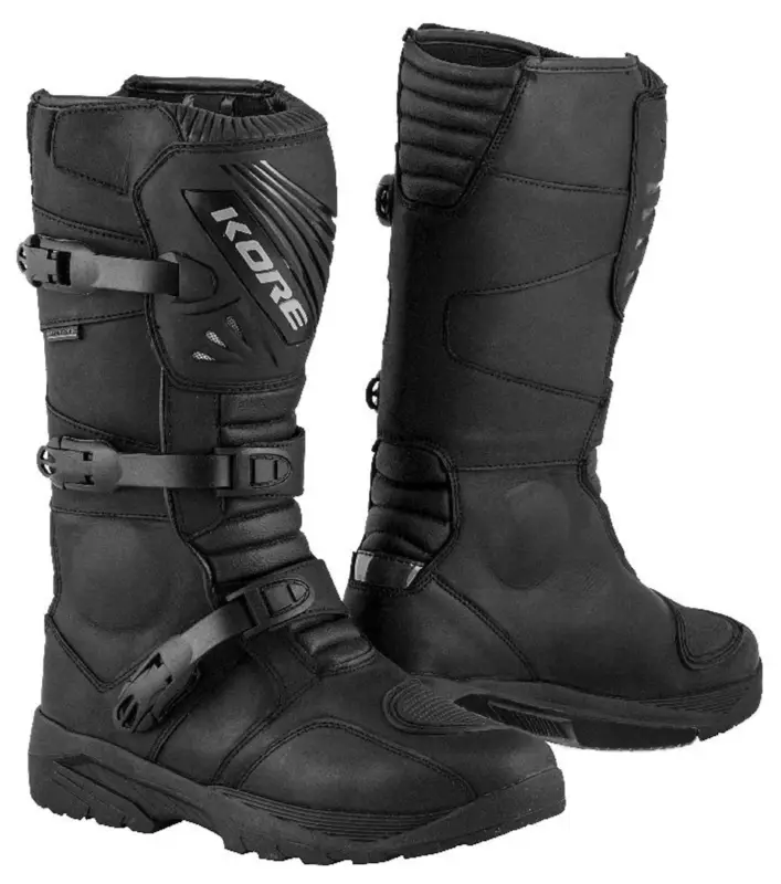 KORE Moto boty ADVENTURE LONG 3.0, černé Super Cena