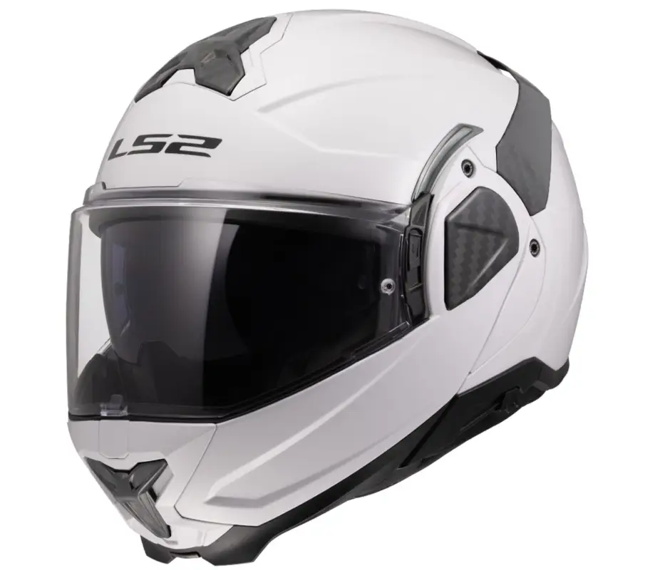 LS2 Překlopná moto přilba FF910 ADVANT II SOLID WHITE Speciální Cena