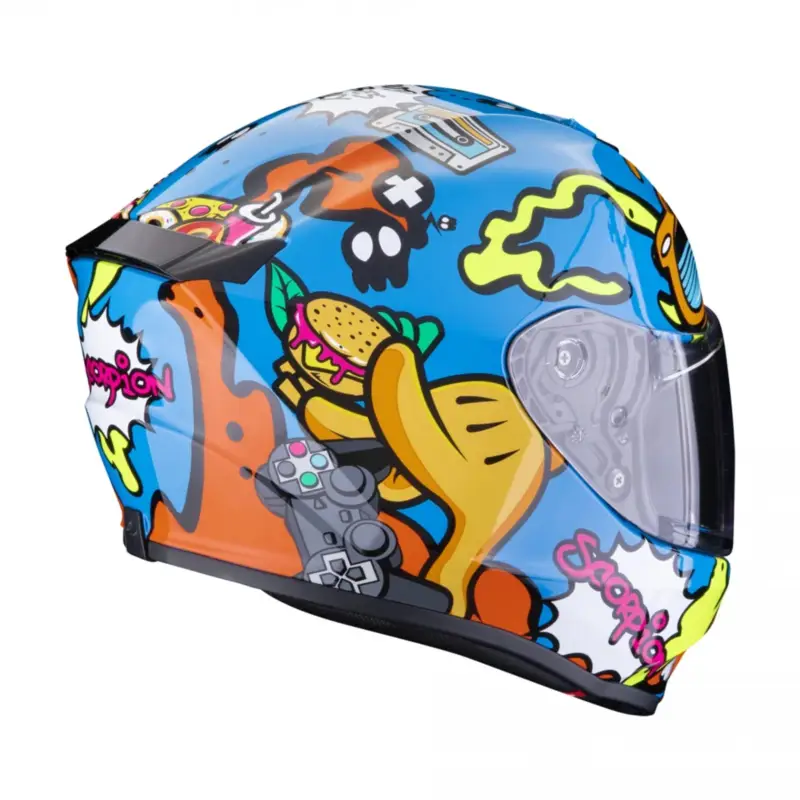 SCORPION integrální dětská přilba EXO-JNR Air Fun (modro/oranžová) Objednat Nyní