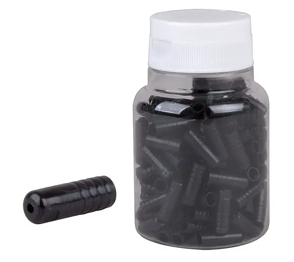 Koncovka bowdenu plast PRO-T AGR 4mm černá Sealed (láhev 150ks) Originální