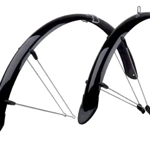 Sada blatníků PRO-T MTB 29" plast se zástěrkou černá uchycení Grip-Type Pouze Dnes