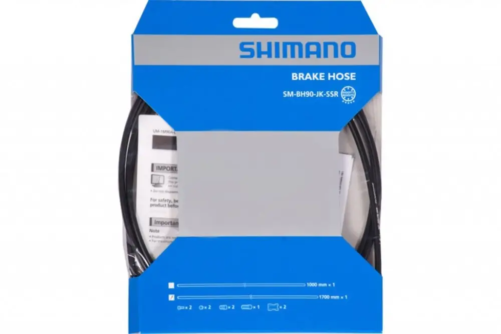 hadička hydraulických brzd Shimano SM-BH90-JK-SSR 1700mm černá original balení Výhodná Nabídka