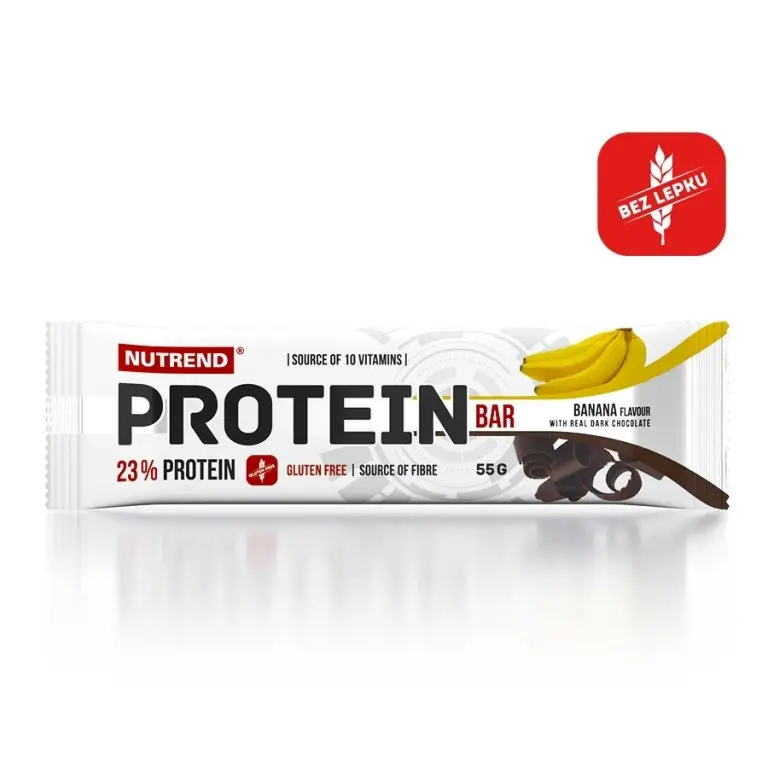 tyčinka Nutrend PROTEIN BAR banán 55g Aktuální