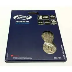 řetěz BBB BCH-102 PowerLine 10-rychlostní stříbrný Cenově Výhodný