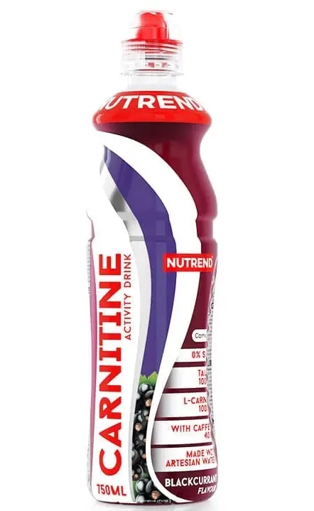 nápoj Nutrend CARNITINE with caffeine 750ml ČERNÝ RYBÍZ Dokud Zásoby Vydrží