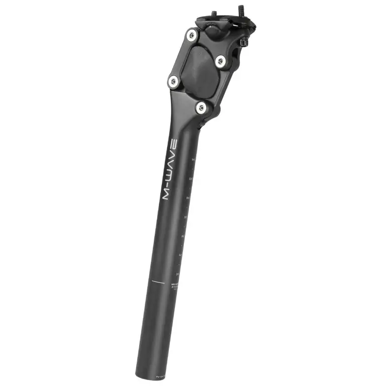 sedlovka 27.2 x 350mm M-Wave odpružená Al černá Finální Výprodej