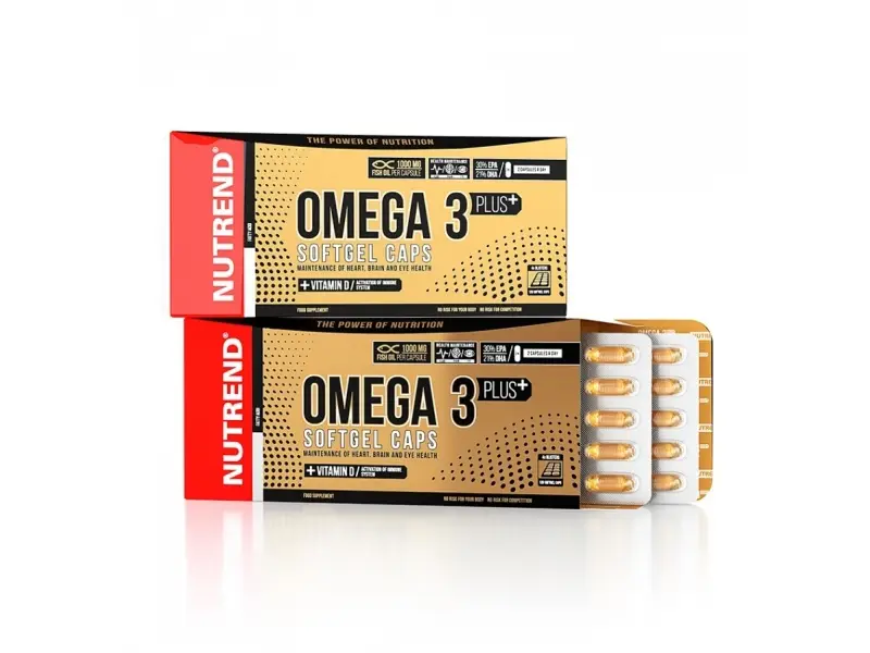tablety Nutrend OMEGA 3 PLUS SOFTGEL 120tablet Nakupujte Hned