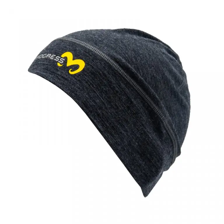 čepice Progress BEANIE merino šedý melír Akce