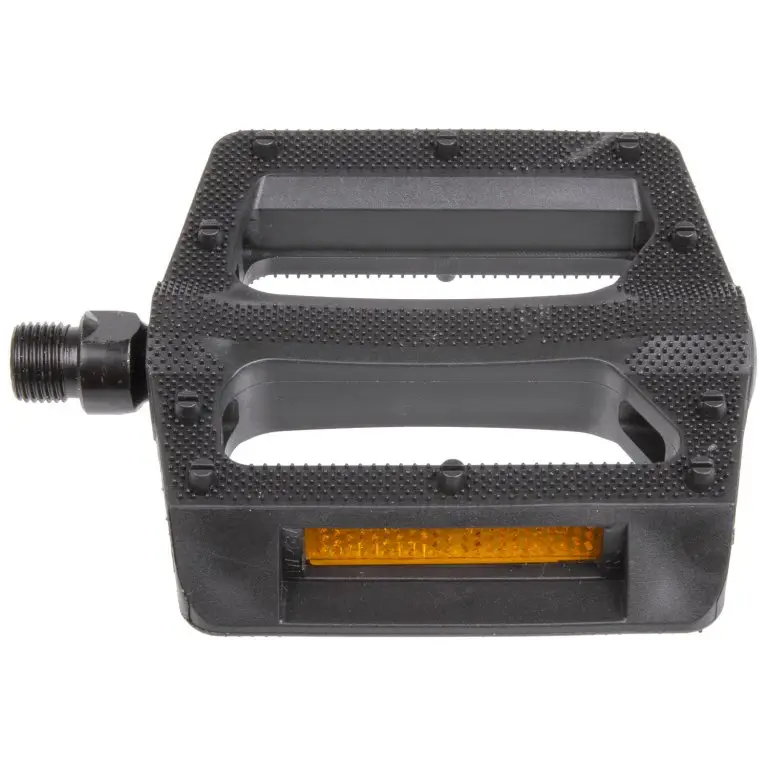 Speciální Cena pedály M-Wave FLAT standard závit černé s odrazkami