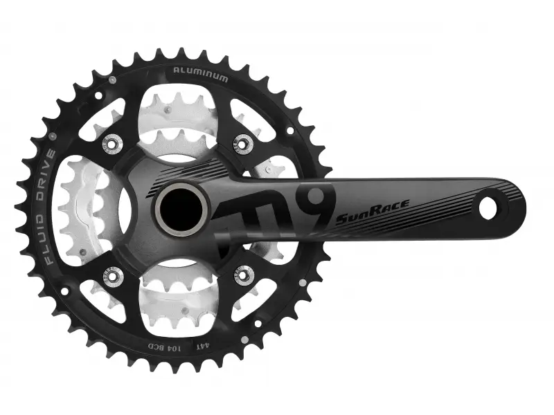 Zlevněný kliky SunRace FCM954 3x9 44/32/22z 175mm