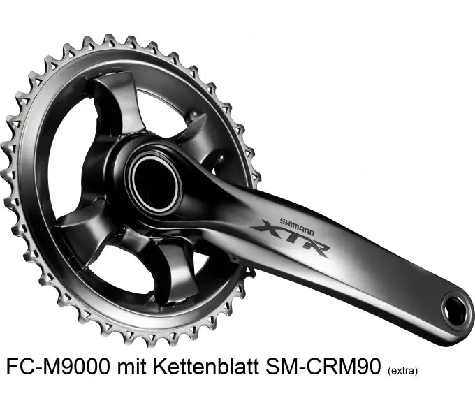 kliky Shimano XTR FC-M9000 0x11 170mm original balení Aktuální