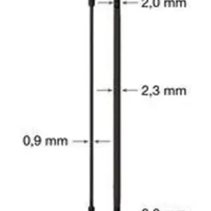 Top Prodej drát nerez Sapim CX Ray 2-2,3/0,9-2 x 294mm přímý černý