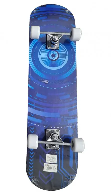 skateboard sportovní s protismykem modrý Horká Nabídka