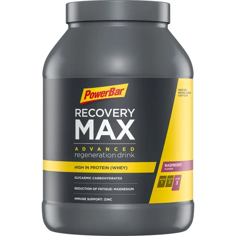 Jen Po Omezenou Doba Nápoj PowerBar RECOVERY Max protein malina 1144g