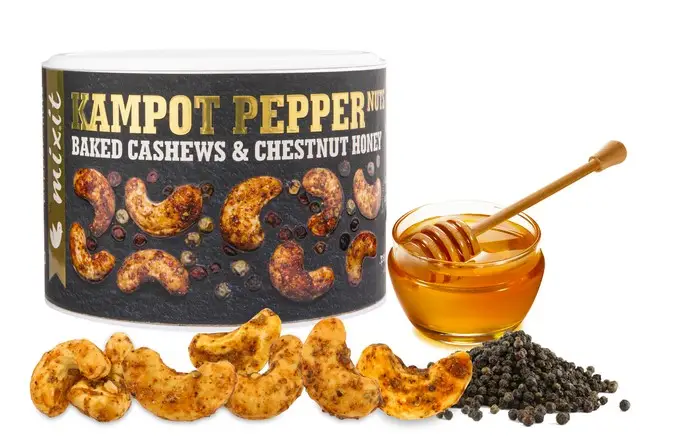 Hit Sezóny oříšky z pece - Kampotský pepř a med Mixit 160g