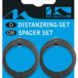 podložky AH M-Wave Al 11/8 5mm černé 6ks Omezená Nabídka