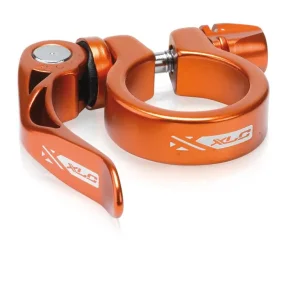 Značkový objímka sedlovky XLC PC-L04 31,6mm Al rychloupínák oranžová
