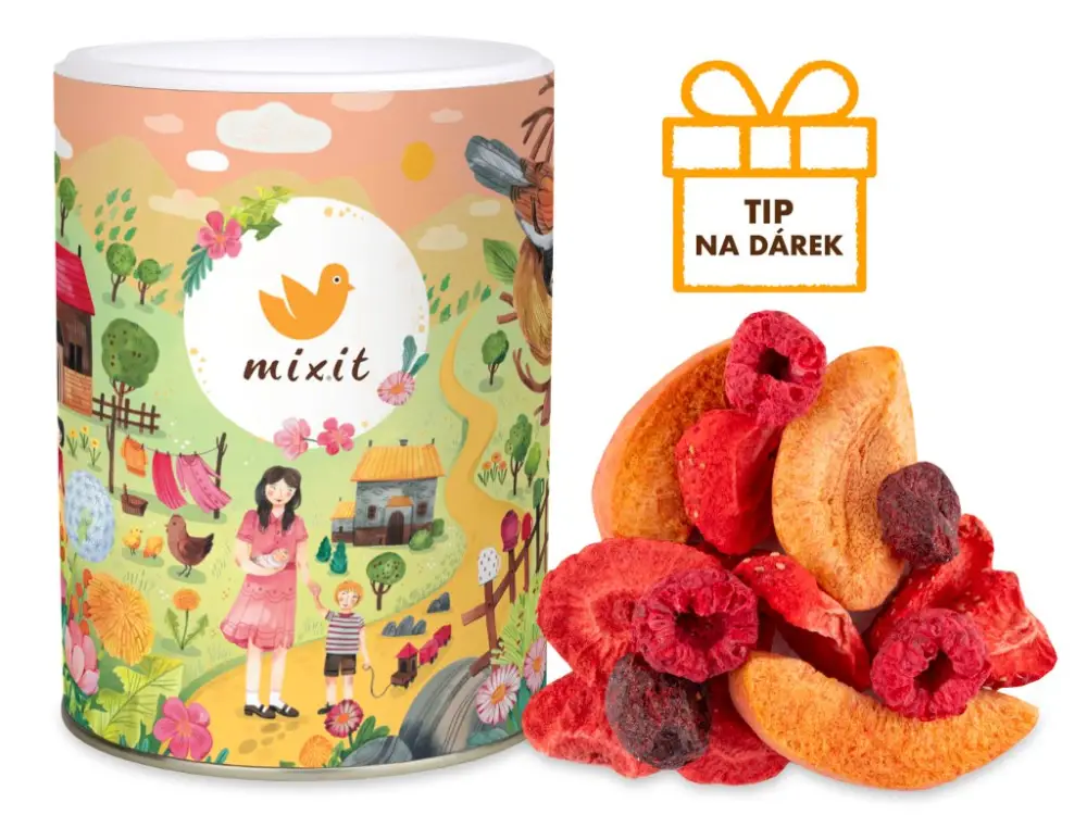 Novinka křupavé ovoce pro maminku Mixit 65g