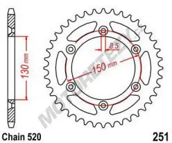 Jen Po Omezenou Doba Duralová rozeta YAMAHA YZ 250 F rok 05-09