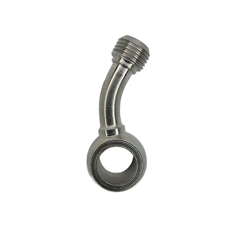 Oblíbený FREN TUBO koncovka brzdové hadice homologovaná průměr 10mm (45° boční) nerez