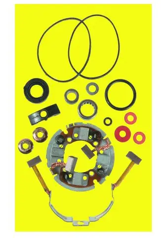 Zlevněný ARROWHEAD opravná sada startéru HONDA TRX/CBR/VT/VTR, KAWASAKI VN/ZRX/ZZR/GPZ, YAMAHA XT/XV/XVZ/YFM (s držákem kartáčů) (414-54020)