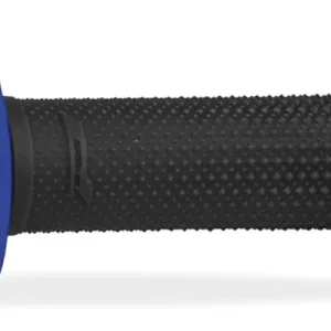 Výhodná Nabídka PROGRIP gripy PG708 OFF ROAD se zámkem SCS LOCK-ON + 7 adaptérů plynové rukojeti (22+25mm) barva černá modrá dvousložkové délka 115mm (708-150)