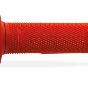 Akce PROGRIP gripy PG709 OFF ROAD se zámkem SCS LOCK-ON + 7 adaptérů plynové rukojeti (22+25mm) barva červená dvousložkové HALF WAFFLE délka 115mm (709-107)