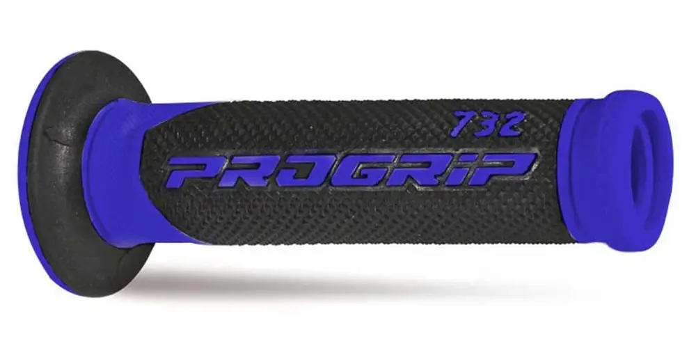 Poslední Šance PROGRIP gripy PG732 ROAD (22+25mm, délka 125mm) barva modrá/černá (dvousložkové) (732-150) (PG732/2)