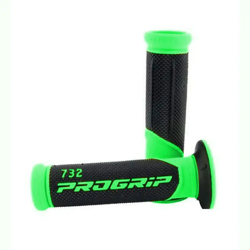 Ihned K Objednání PROGRIP gripy PG732 ROAD (22+25mm, délka 125mm) barva zelená fluorescenční/černá (dvousložkové) (732-295) (PG732/10)