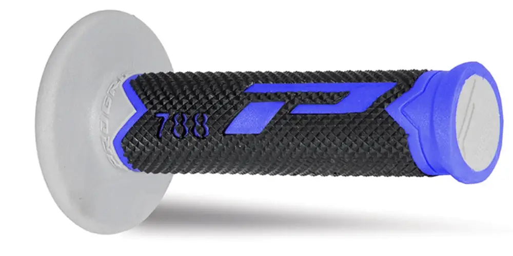 Omezená Nabídka PROGRIP gripy PG788 OFF ROAD (22+25mm, délka 115mm) barva modrá/šedá/černá (trojsložkové) (PG788/7) (788-224)