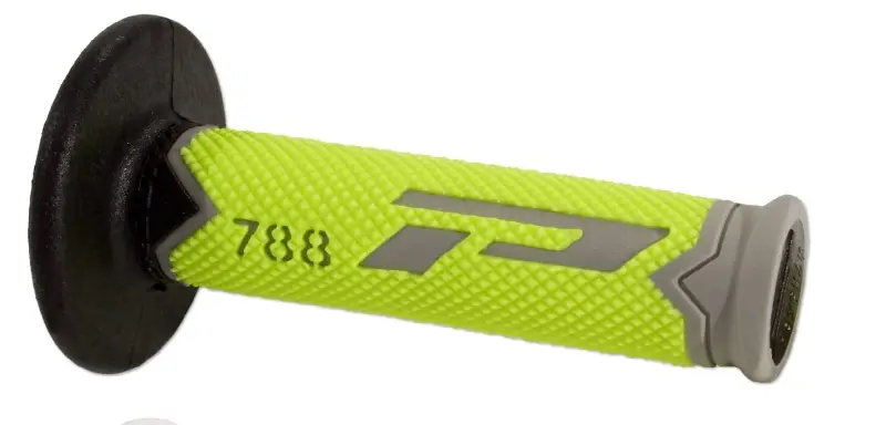 PROGRIP gripy PG788 OFF ROAD (22+25mm, délka 115mm) barva šedá/žlutá fluorescenční/černá (trojsložkové) (788-254) (PG788/22) Nejlepší Volba