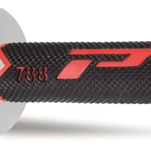 Nejlepší Volba PROGRIP gripy PG788 OFF ROAD (22+25mm, délka 115mm) barva červená/černá/šedá (trojsložkové) (788-220)