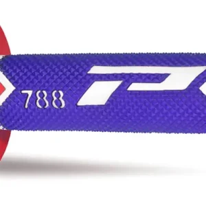 PROGRIP gripy PG788 OFF ROAD (22+25mm, délka 115mm) barva bílá/modrá/červená (trojsložkové) (788-227) (PG788/20) Pouze Dnes