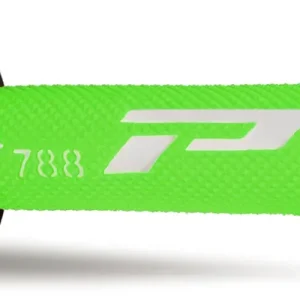 Nejprodávanější PROGRIP gripy PG788 OFF ROAD (22+25mm, délka 115mm) barva bílá/zelená fluorescenční/černá (trojsložkové) (788-301) (PG788/15)