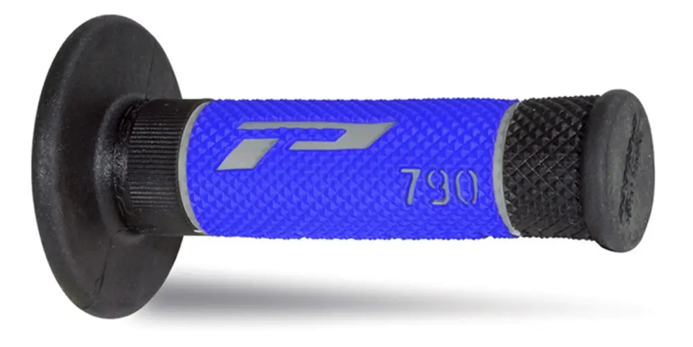 Hit Sezóny PROGRIP gripy PG790 OFF ROAD (22+25mm, délka 115mm) barva šedá/černá/modrá (trojsměs) (790-232) (PG790/5)
