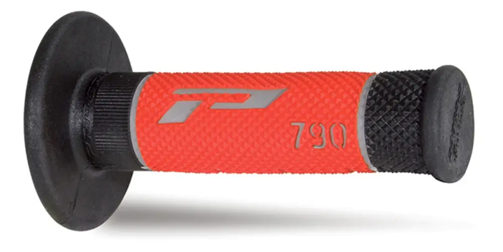 PROGRIP gripy PG790 OFF ROAD (22+25mm, délka 115mm) barva šedá/černá/červená (trojsměs) (790-229) (PG790/7) Cenově Výhodný