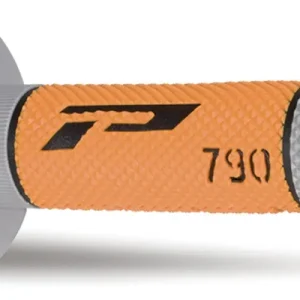 Levný PROGRIP gripy PG790 OFF ROAD (22+25mm, délka 115mm) barva černá/šedá/oranžová (trojsměs) (790-240) (PG790/2)