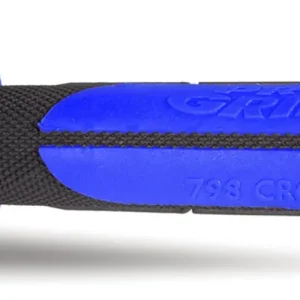 Cenová Bomba PROGRIP gripy PG798 OFF ROAD (22+25mm, délka 115mm) barva černá/modrá (dvousložkové HALF WAFFLE) (798-146) (PG798BK/BL)
