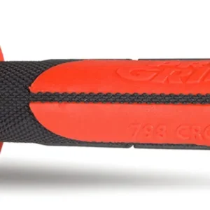 Must-Have PROGRIP gripy PG798 OFF ROAD (22+25mm, délka 115mm) barva černá/červená (dvousložkové HALF WAFFLE) (798-125) (PG798BK/RD)