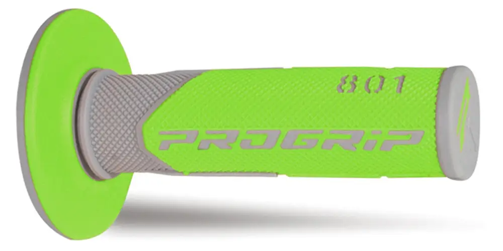 PROGRIP gripy PG801 OFF ROAD (22+25mm, délka 115mm) barva šedá/zelená (dvousložkové) (801-290) (PG801/4) Ověřený