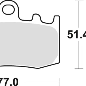 TRW ZF brzdové destičky KH335 organické BMW R 1100 S 01-05, R 1150 GS / ADV / R /RT 01-06, K 1200 GT / RS 01-08 K 1200 S 05-09 R1200 GS / ADV 04-13, přední Přímo Od Výrobce
