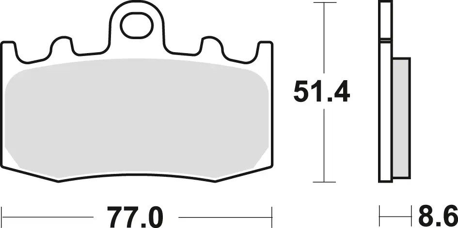 TRW ZF brzdové destičky KH335 organické BMW R 1100 S 01-05, R 1150 GS / ADV / R /RT 01-06, K 1200 GT / RS 01-08 K 1200 S 05-09 R1200 GS / ADV 04-13, přední Přímo Od Výrobce