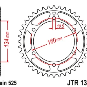 Nejprodávanější JT rozeta 4405 41 (440541JTZBK) barva černá