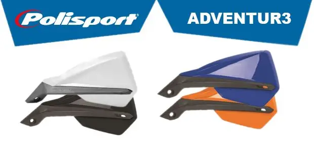 Dokud Zásoby Vydrží POLISPORT výprodej chrániče páček model ADVENTUR3 s univerzální montážní sadou 22/28mm barva oranžová