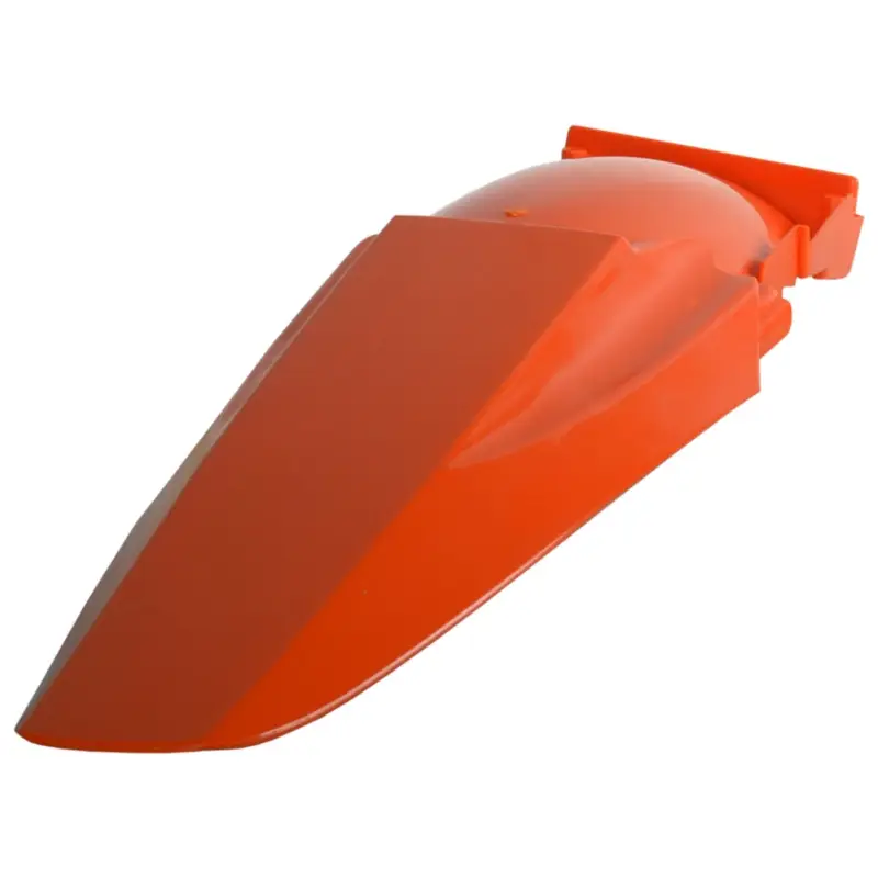 Originální POLISPORT zadní blatník (bez bočních panelů) KTM SX 125/150/200/250 98-02, EXC 125/200/250/300/450/500 98-03 barva oranžová