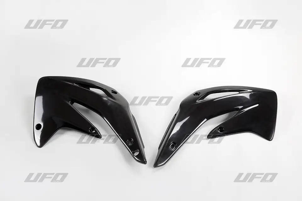 Nová Kolekce UFO kryty chladiče HONDA CR 85 03-16 barva černá