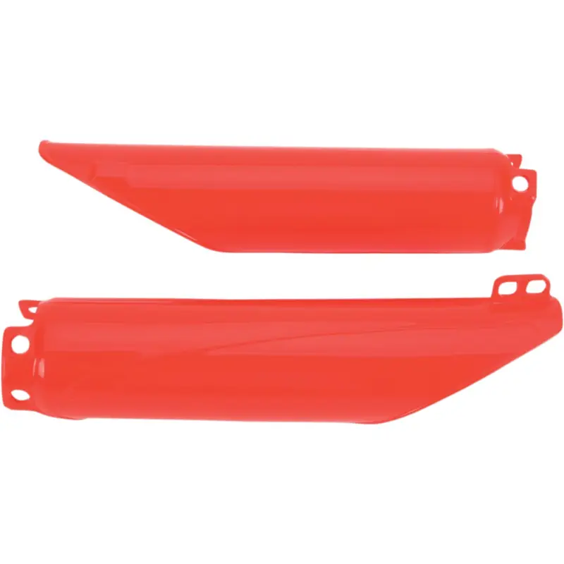 Bezpečná Platba UFO kryty předních vidlic HONDA CR 125/250/500 98-07, CRF 250R 04-13, CRF 250X 02-17, CRF 450R 02-08, CRF 450X 05-16, barva červená (CR RED 92) - nahrazuje HO02647067