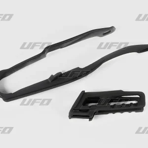 Výhodná Nabídka UFO komplet kluzák (HO03671001) + vodítko (HO04623001) řetězu HONDA CR 125 / 250 07, CRF 250 R 07-09, CRF 450 R 07-08, CRF 250 / 450 X 07-16 barva černá