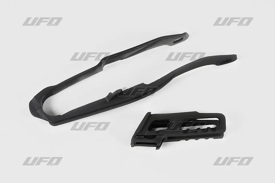 Výhodná Nabídka UFO komplet kluzák (HO03671001) + vodítko (HO04623001) řetězu HONDA CR 125 / 250 07, CRF 250 R 07-09, CRF 450 R 07-08, CRF 250 / 450 X 07-16 barva černá