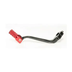 Must-Have ACCEL páka řazení HONDA CRF 450R 17-25, CRF 450RX 17-25, CRF 250R 18-25 hliníková barva černá koncovka červená